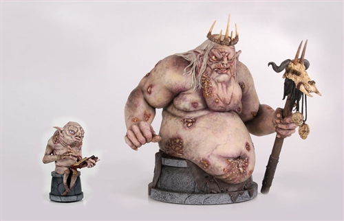 Gentle Giant The Hobbit The Goblin King and Goblin Scribe Bust